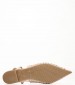 Women Flats Carla Beige Leather Mortoglou