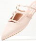 Women Mules Ine Nude Leather Mortoglou