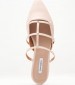 Women Mules Ine Nude Leather Mortoglou