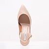 Women Pumps & Peeptoes Low Luna Beige Leather Mortoglou