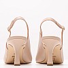 Women Pumps & Peeptoes Low Luna Beige Leather Mortoglou