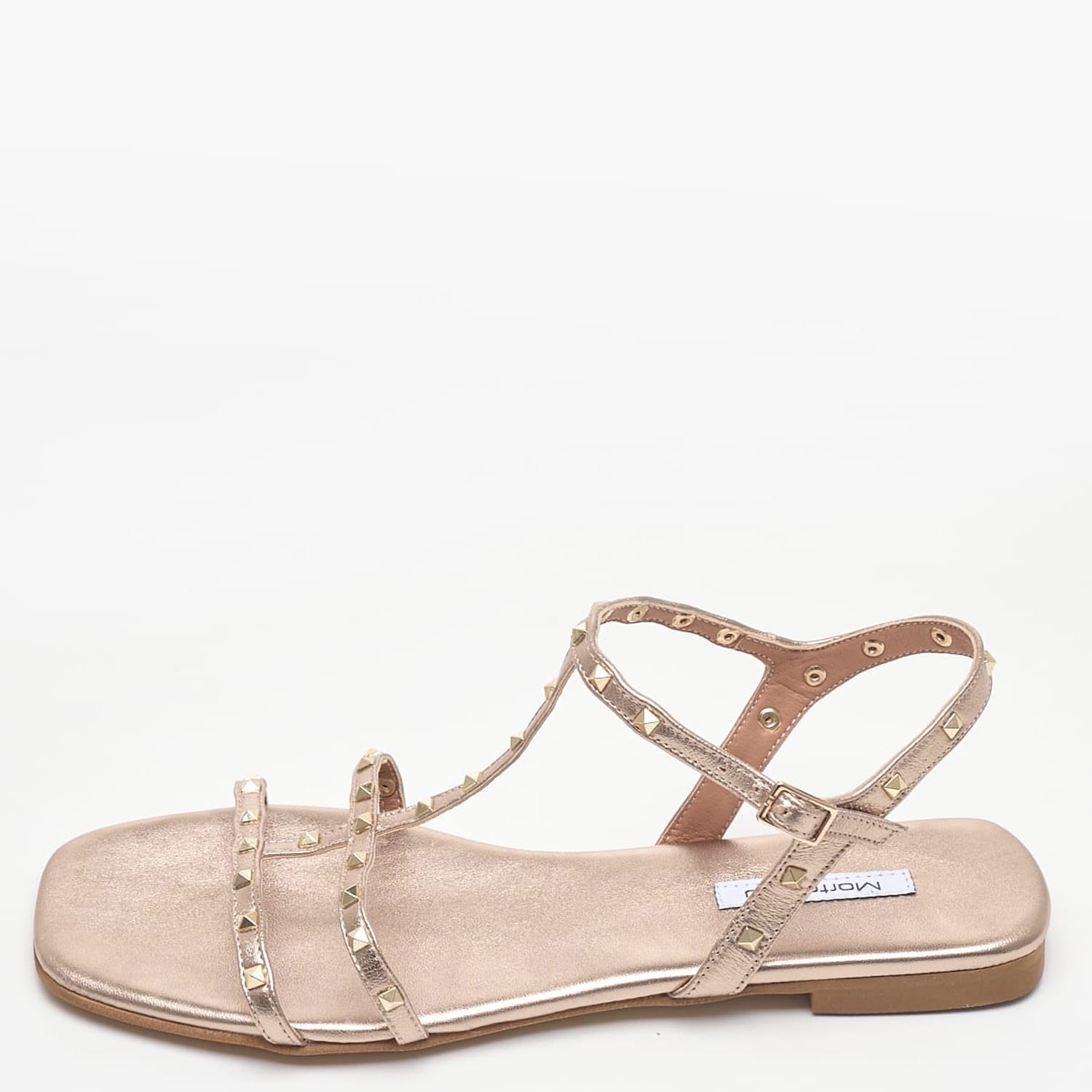 Women Flats Madelyn Bronze Leather Mortoglou