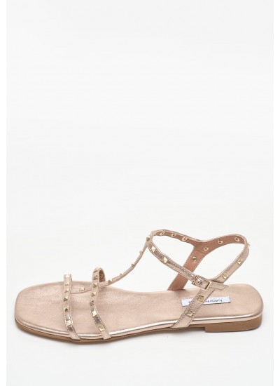Γυναικεία Flats 2125.117134 Λαδί Δέρμα MF