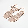Women Flats Madelyn Bronze Leather Mortoglou
