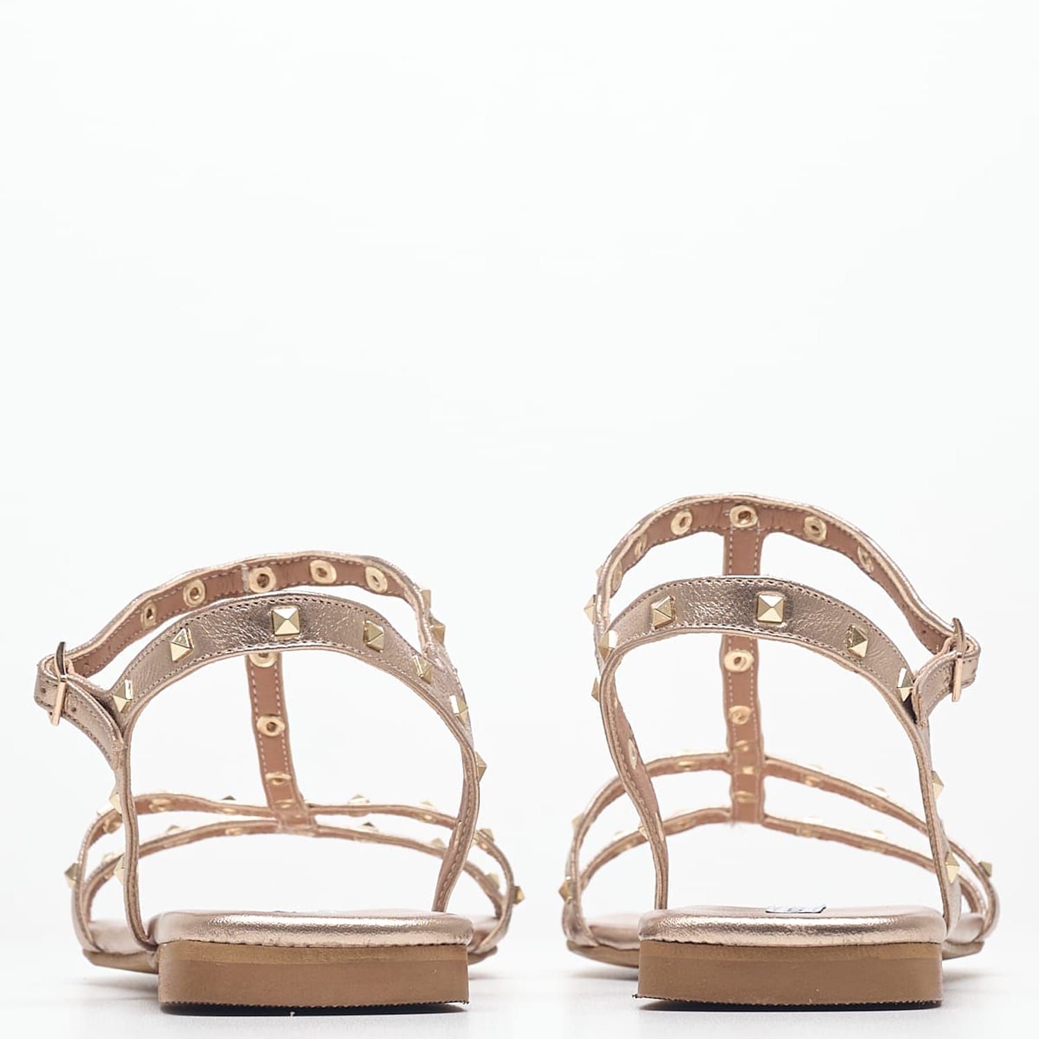 Women Flats Madelyn Bronze Leather Mortoglou