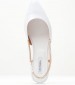 Women Flats Madi White Leather Mortoglou