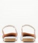 Women Flats Madi White Leather Mortoglou