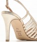 Women Pumps & Peeptoes High Mona Gold Leather Mortoglou