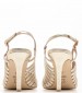 Women Pumps & Peeptoes High Mona Gold Leather Mortoglou