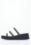 Women Platforms Low Soprano Black Strash Mortoglou