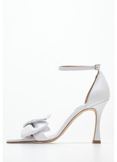 Women Sandals Terese White Leather Mortoglou