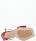 Women Sandals Terese Red Leather Mortoglou