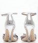 Women Sandals Terese Silver Leather Mortoglou