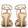 Women Sandals Vivian Gold Leather Mortoglou Women Sandals Vivian Gold Leather Mortoglou