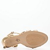 Women Sandals Vivian Gold Leather Mortoglou Women Sandals Vivian Gold Leather Mortoglou