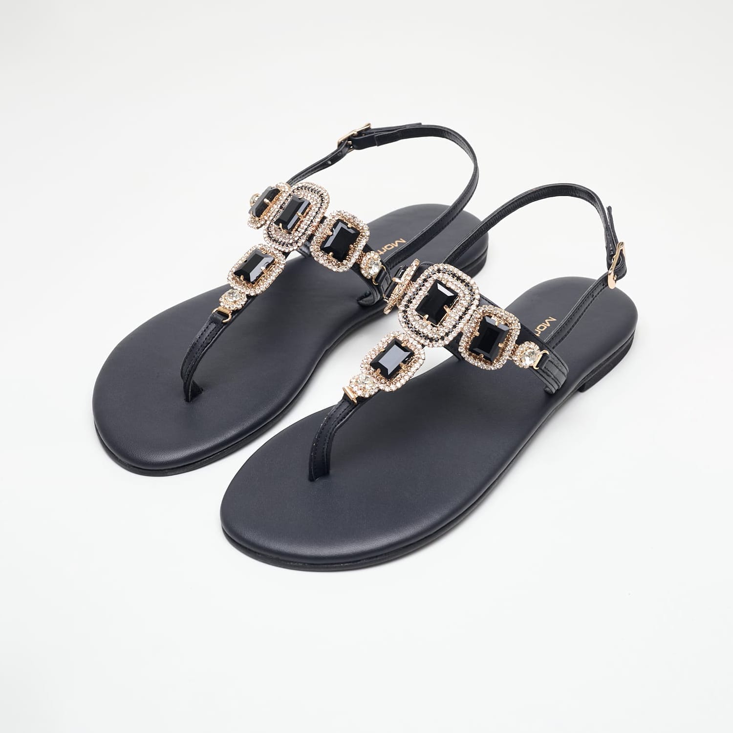 Women Flats Atena Black Leather Mortoglou Women Flats Atena Black Leather Mortoglou