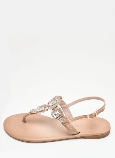 Γυναικεία Flats Bahamas.Sn Μαύρο ECOleather The Holy Beach