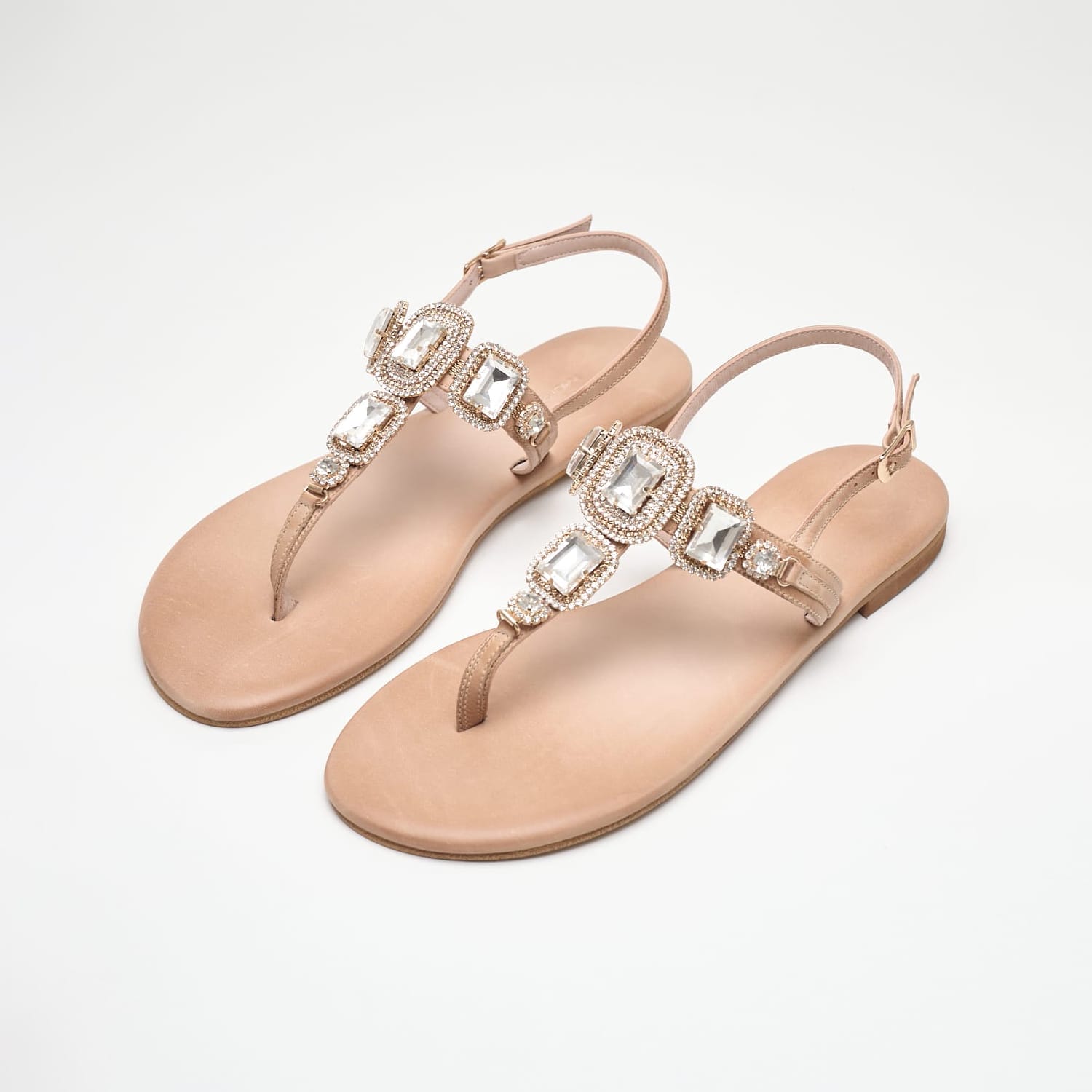 Γυναικεία Flats Atena Μπεζ Δέρμα Mortoglou Γυναικεία Flats Atena Μπεζ Δέρμα Mortoglou
