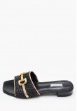Women Flats Dalia Black Mat Mortoglou