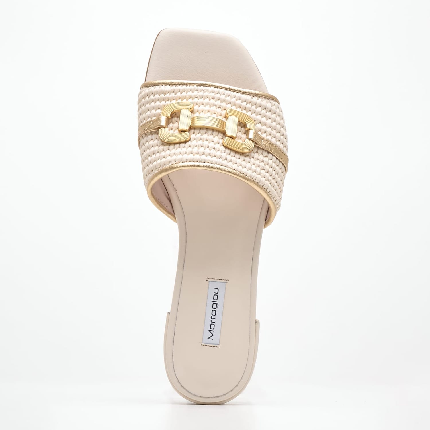 Γυναικεία Flats Dalia Μπεζ Ψάθα Mortoglou Γυναικεία Flats Dalia Μπεζ Ψάθα Mortoglou