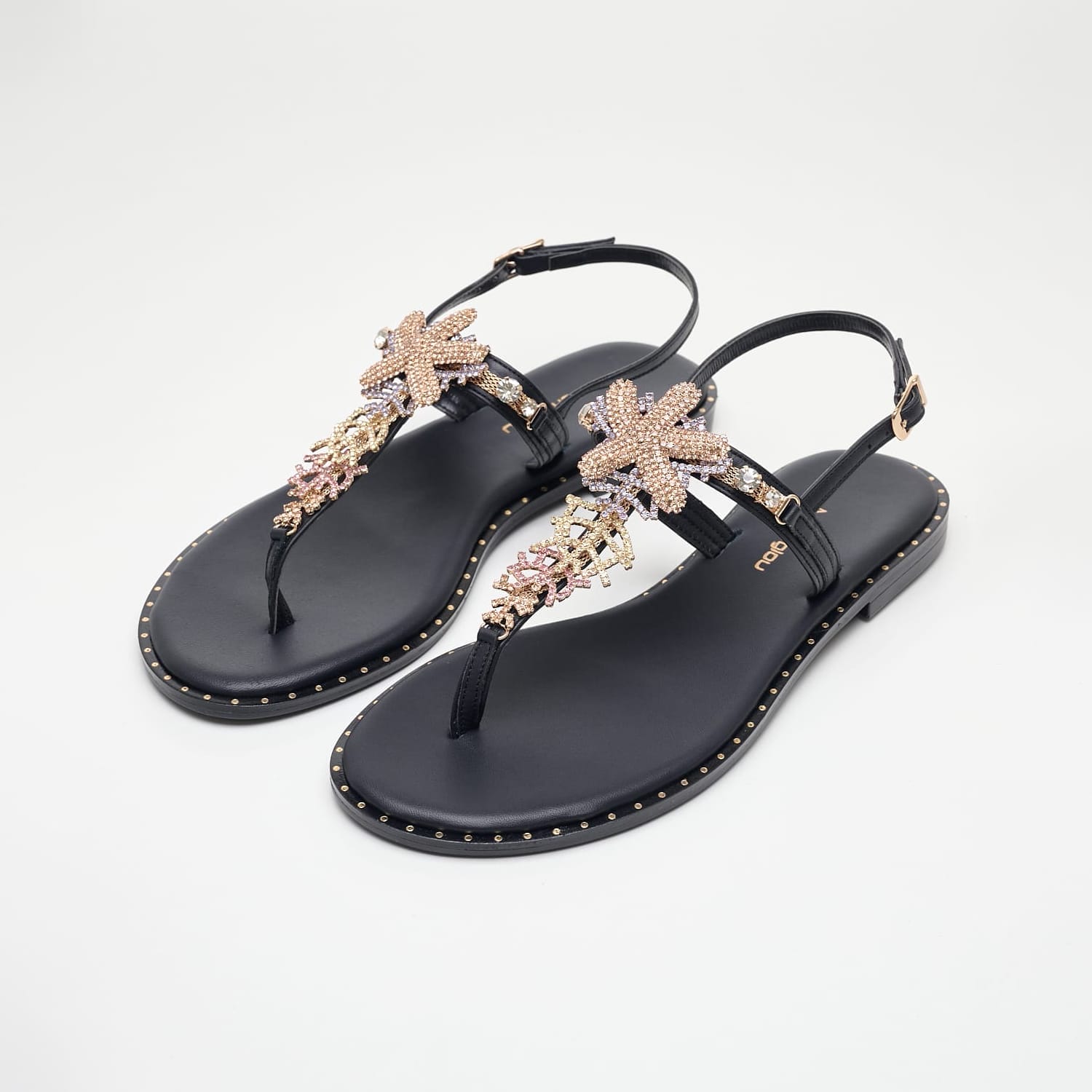 Γυναικεία Flats Galena Μαύρο Δέρμα Mortoglou Γυναικεία Flats Galena Μαύρο Δέρμα Mortoglou