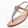 Γυναικεία Flats Galena Μπεζ Δέρμα Mortoglou Γυναικεία Flats Galena Μπεζ Δέρμα Mortoglou