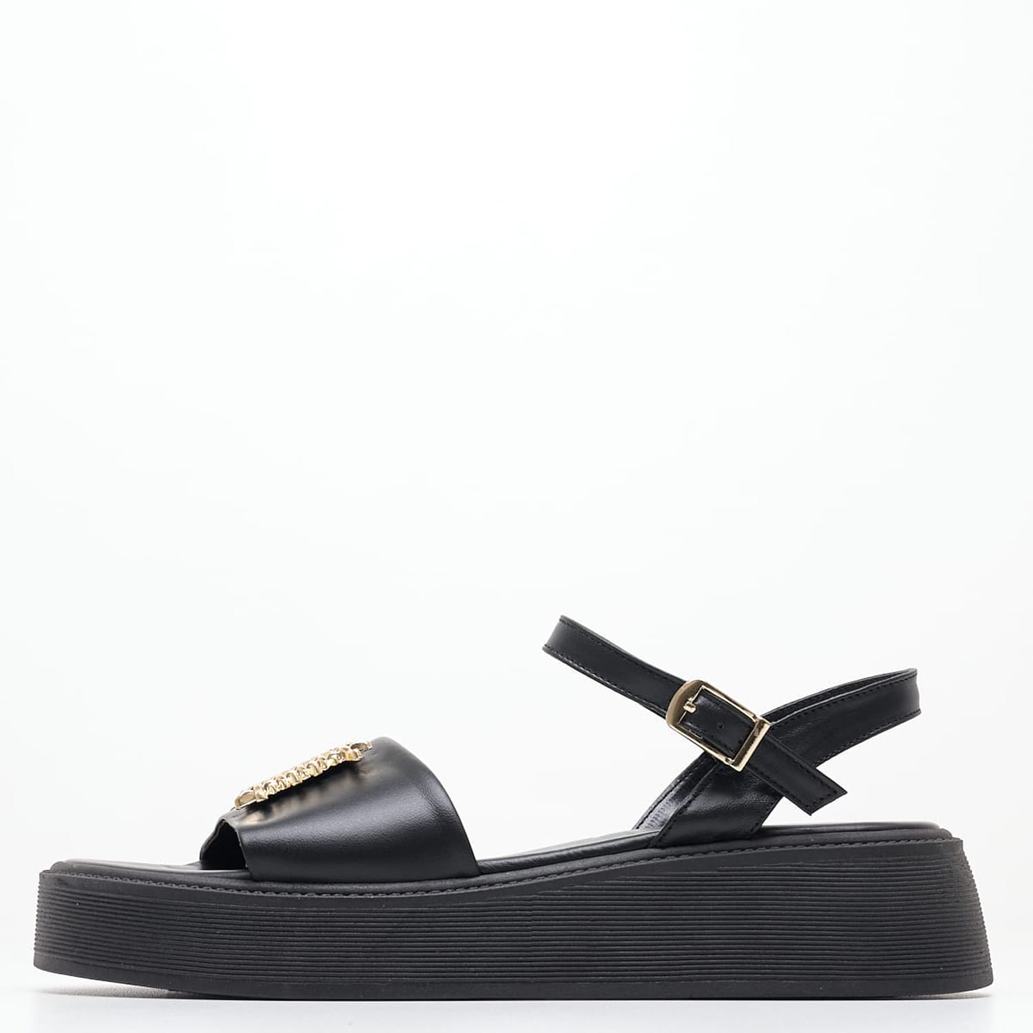 Women Platforms Low Gilda Black Leather Mortoglou Women Platforms Low Gilda Black Leather Mortoglou