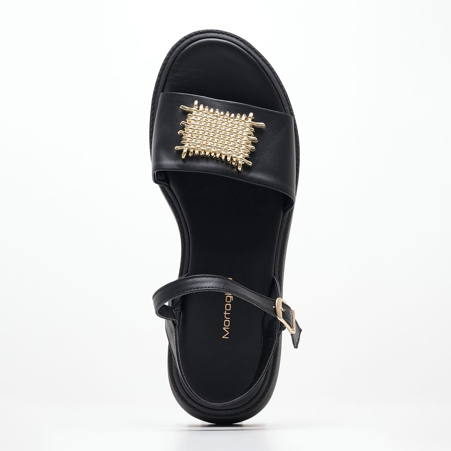 Women Platforms Low Gilda Black Leather Mortoglou Women Platforms Low Gilda Black Leather Mortoglou