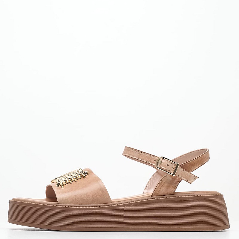 Women Platforms Low Gilda Tabba Leather Mortoglou