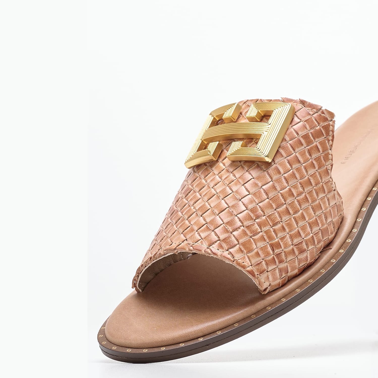 Γυναικεία Flats Karina Ταμπά Δέρμα Mortoglou