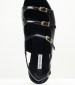 Women Flats Krista Black Leather Mortoglou