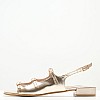 Women Flats Krista Platinum Leather Mortoglou Women Flats Krista Platinum Leather Mortoglou