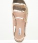 Women Flats Krista Platinum Leather Mortoglou