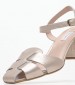 Women Sandals Mara Platinum Leather Mortoglou