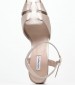 Women Sandals Mara Platinum Leather Mortoglou