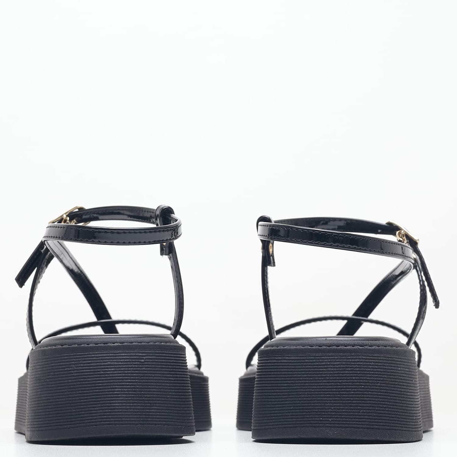 Women Platforms Low Mina Black ECOleather Mortoglou Women Platforms Low Mina Black ECOleather Mortoglou