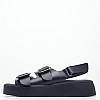 Women Platforms Low Nona Black Leather Mortoglou Women Platforms Low Nona Black Leather Mortoglou