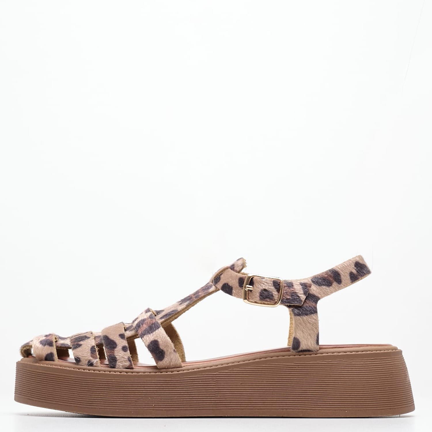 Women Platforms Low Sonia Leopard Pony Mortoglou