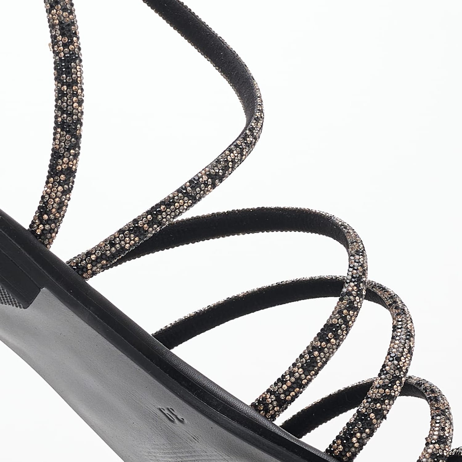 Women Flats Vennia Black Strass Mortoglou Women Flats Vennia Black Strass Mortoglou