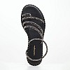 Women Flats Vennia Black Strass Mortoglou Women Flats Vennia Black Strass Mortoglou