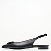 Γυναικεία Flats Alfy.Lea Μαύρο Δέρμα Kalogirou Γυναικεία Flats Alfy.Lea Μαύρο Δέρμα Kalogirou