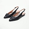 Γυναικεία Flats Alfy.Lea Μαύρο Δέρμα Kalogirou Γυναικεία Flats Alfy.Lea Μαύρο Δέρμα Kalogirou