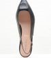 Women Flats Alfy.Lea Black Leather Kalogirou