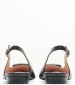 Women Flats Alfy.Lea Black Leather Kalogirou