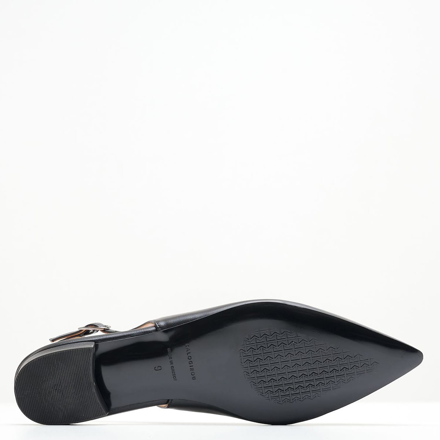 Γυναικεία Flats Alfy.Lea Μαύρο Δέρμα Kalogirou Γυναικεία Flats Alfy.Lea Μαύρο Δέρμα Kalogirou