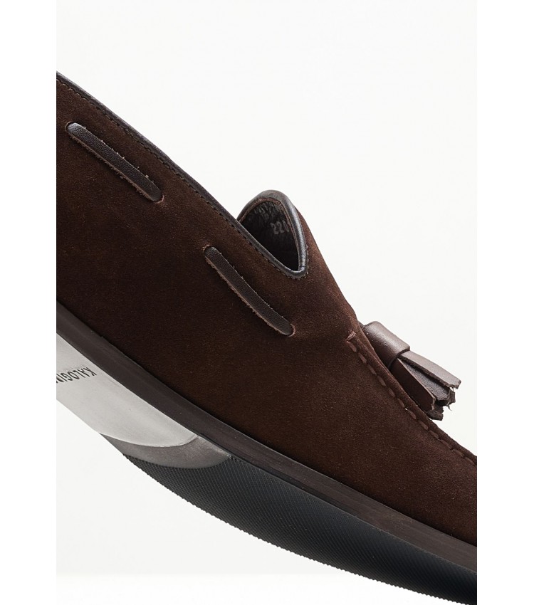 Men Moccasins Antony.Sue Brown Buckskin Kalogirou