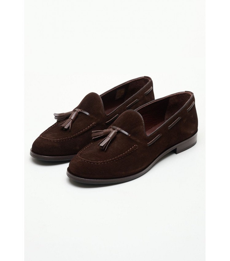 Men Moccasins Antony.Sue Brown Buckskin Kalogirou