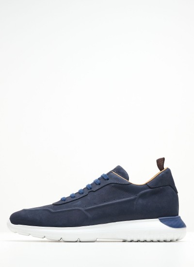 Men Casual Shoes Saga.Nub Grey Nubuck Leather Kalogirou