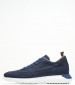 Men Casual Shoes Saga.Nub Blue Nubuck Leather Kalogirou