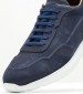 Men Casual Shoes Saga.Nub Blue Nubuck Leather Kalogirou